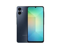 Samsung A06 Memória RAM 4GB Armazenamento 64GB 5000mAh Android Cor Preto 720 x 1600 pixel


