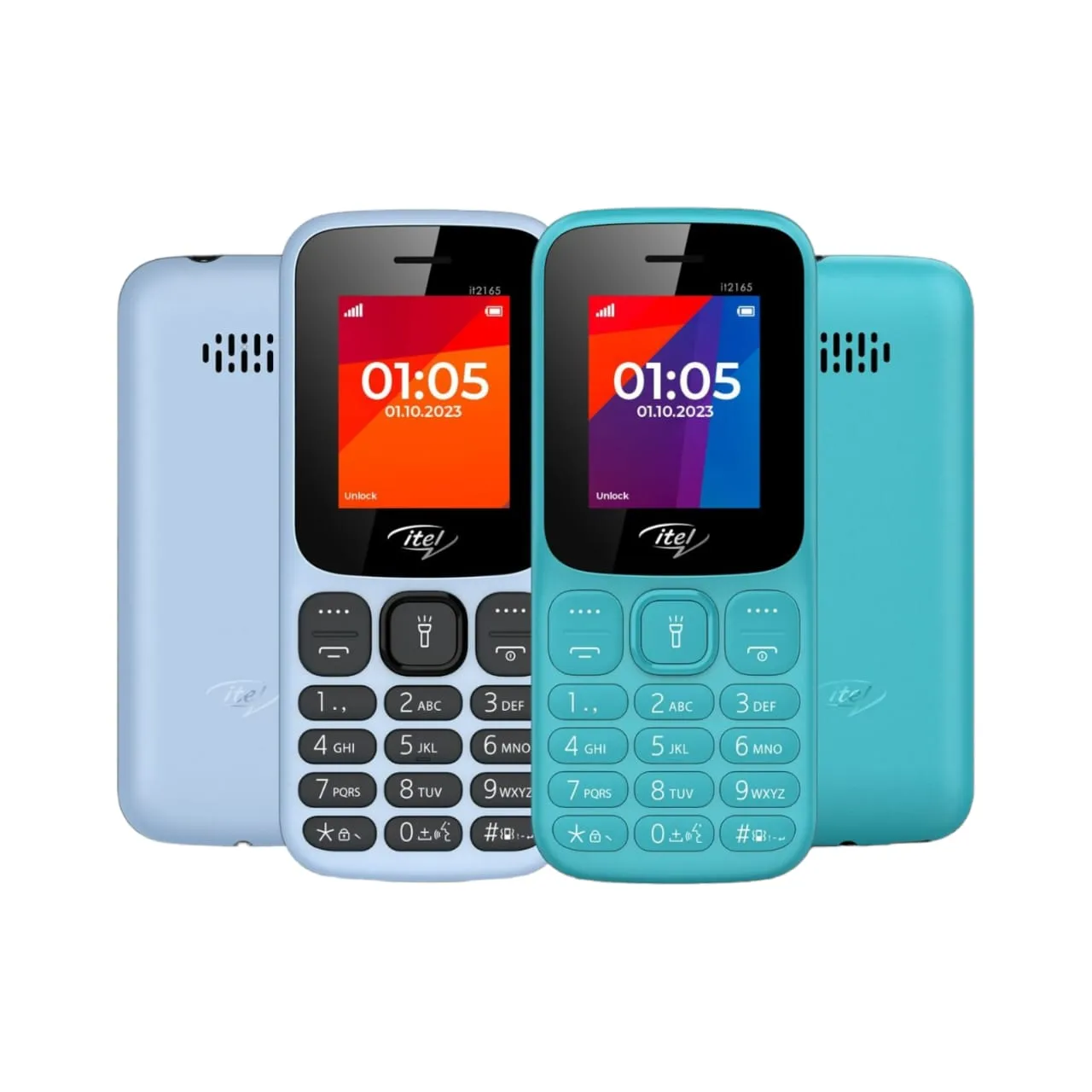 Bombinha Itel modelo it2165 com bateria Pequena de {{Amperagem da bateria }} mAh.