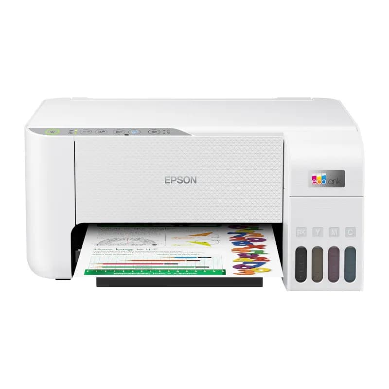Impressora Multifuncional Wi-Fi e Usb Epson 
 L3256 de cor branca.