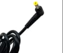 Carregador de laptop Lenovo 20V, 
 65W e 3.25A ponta fina amarela.