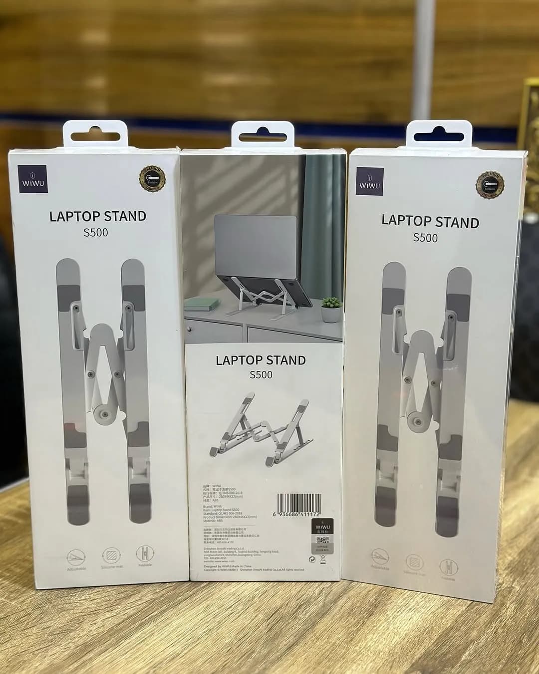 Suporte Para Laptop S500 Material Metálico Laptop máximo 15.6 Polegadas | Base Antiaderente Sim