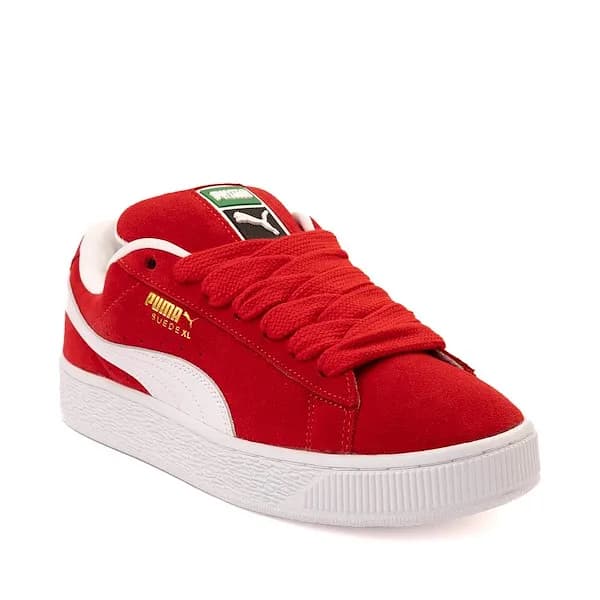 Suede XL da marca Puma, Disponível no Número 41, Em Cor  Vermelho Escuro, Conta Com Material couro, e Recomenda-se para uso casual