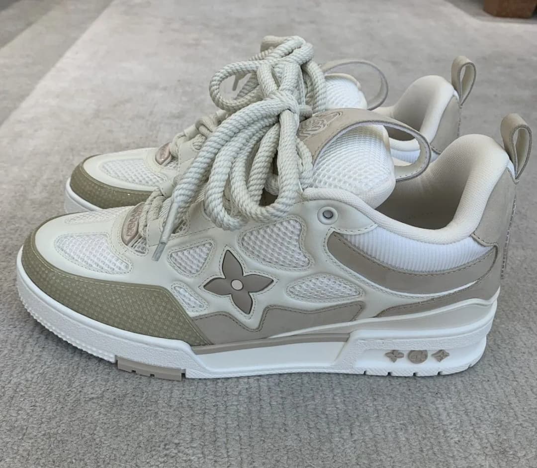 Louis Vuitton traniers, Número 37, Cor  Bege