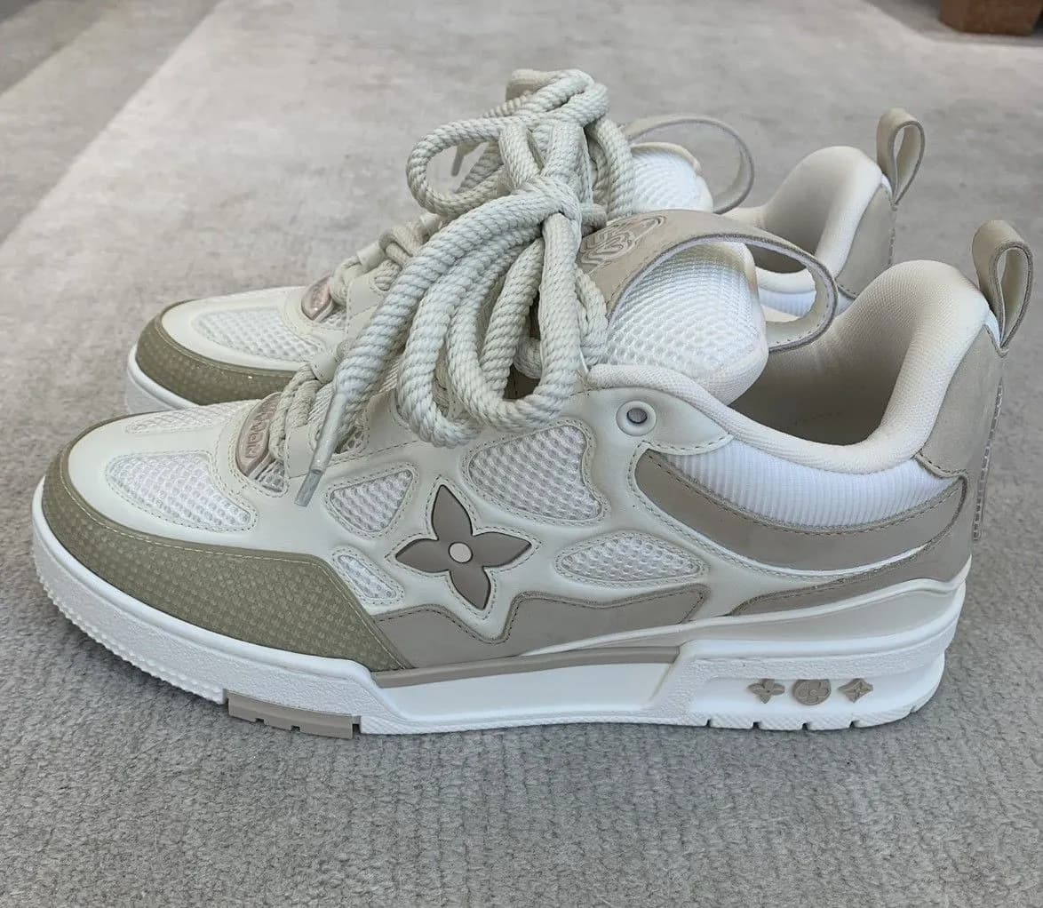 Louis Vuitton traniers, Número 37, Cor  Bege