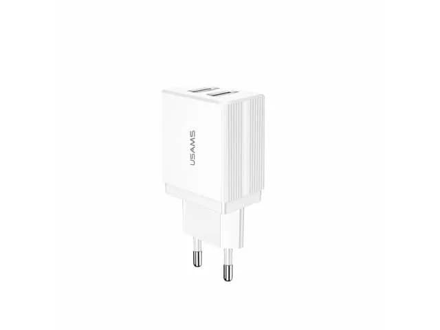 USAMS CC090 – Carregador USB-A(Dupla), 15W